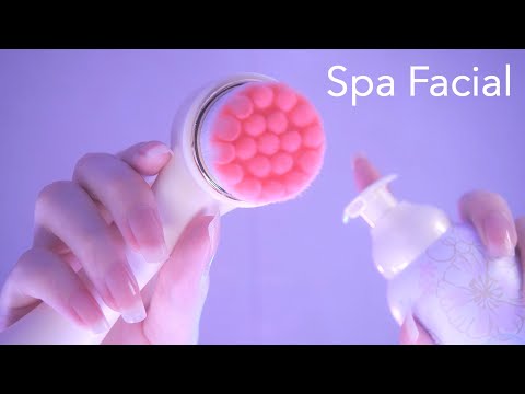 Видео: АСМР SPA-процедуры для вашего лица (Для Сна) / от первого лица / (массаж, пилинг, очищение)