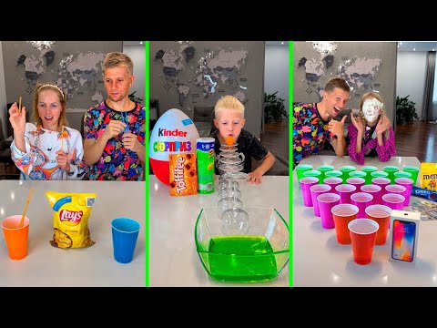 Видео: МИНИ ЧЕЛЛЕНДЖИ с НАКАЗАНИЕМ #1