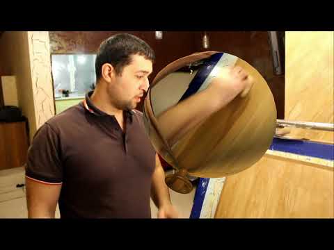 Видео: Как создать рисунок дерева из венецианской штукатурки