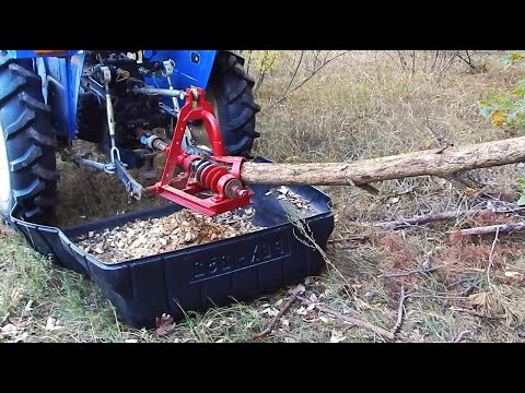 Видео: Измельчитель веток самодельный. Шнековый что он творит шок..