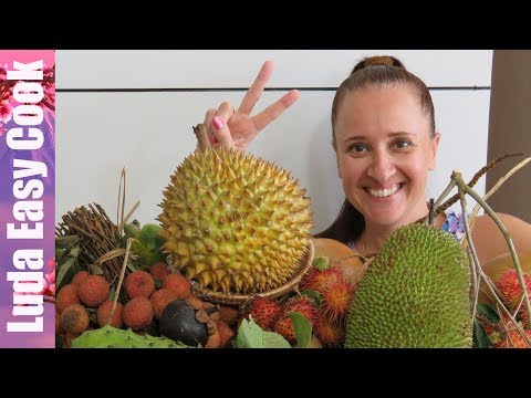 Видео: ОБЗОР ЭКЗОТИЧЕСКИХ ФРУКТОВ ВКУСНЫЕ Тропические Фрукты REVIEW OF EXOTIC FRUITS Люда Изи Кук Влог №1