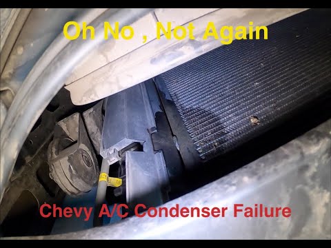 Видео: Замена конденсатора кондиционера Chevrolet Tahoe 2017 года