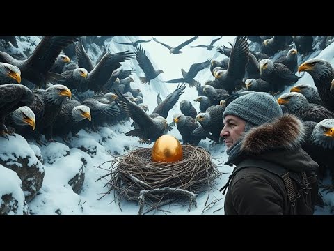 Видео: Стая орлов окружила охотников — один задрожал, когда понял, что они охраняли!