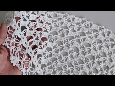 Видео: овладейте искусством вязания крючком с помощью фантастической треугольной шали — вязаный шарф