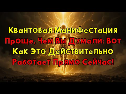 Видео: Главный Секрет Квантовой Манифестации: Она Проще, Чем Кажется! Узнай, Как Это Работает