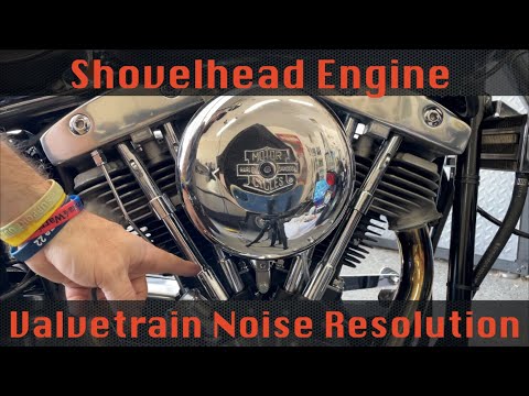 Видео: Двигатель Shovelhead — устранение неисправностей и регулировка шумного подъемника