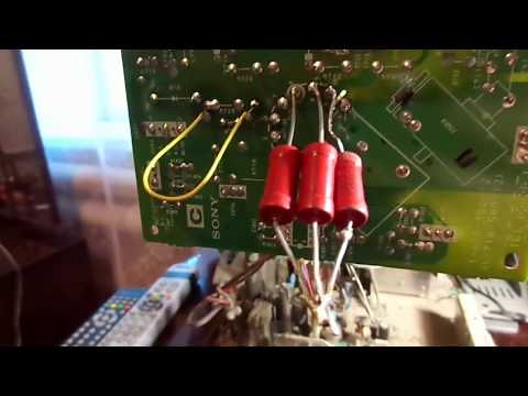 Видео: Ремонт телевизора Sony KV-21LT1K. Не светится экран. Светодиод отмигивает 5 раз. Курсы телемастеров.