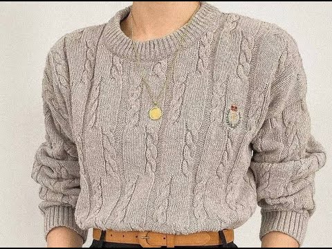 Видео: 💕Красивые зимние свитера с косами и аранами. Схемы.