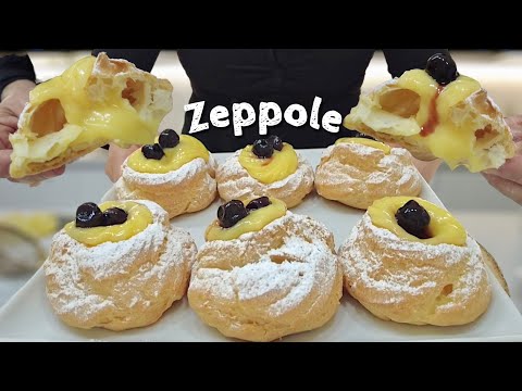 Видео: ПУСТОЙ и СВЕТЛЫЙ ZEPPOLE Крем и черешня безошибочный рецепт