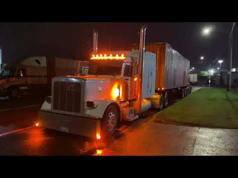 Видео: Доставка груза в штат Орегон на Peterbilt 389 Cat C15 SDP / Дальнобой ￼