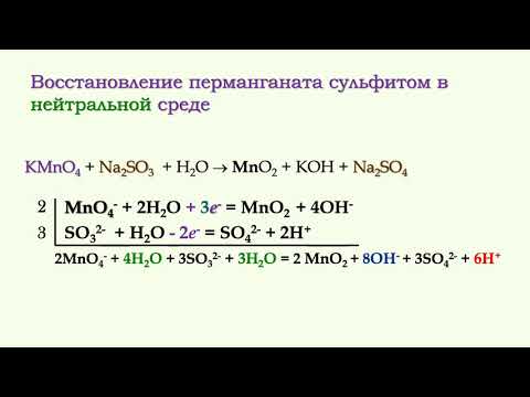 Видео: Метод электронно-ионного баланса
