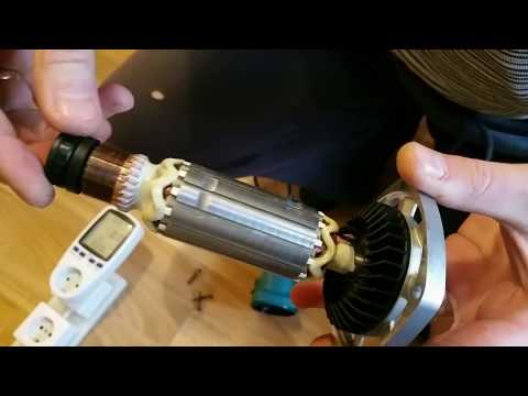 Видео: Makita 9558HN Обзор ,полная разборка ,тесты ,оригинал.