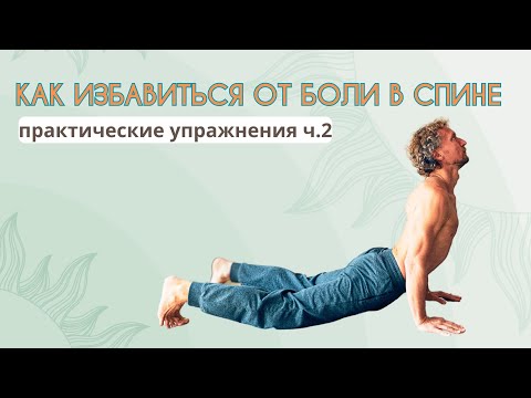 Видео: Упражнения от боли в спине. Как избавиться от боли в спине,ч.2