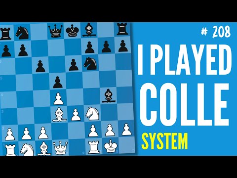Видео: Шахматная партия № 208 с системой Колле