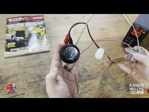 Видео: Часто задаваемые вопросы о Willys Jeep: проверка датчика и указателя уровня топлива