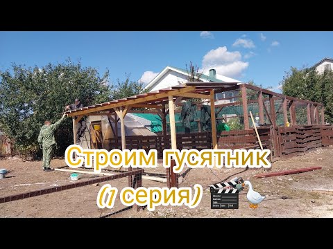 Видео: Строим гусятник на нашей ферме (1 серия)🪿