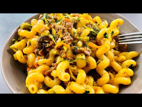 Видео: Я ЕЩЁ НЕ ЕЛ ТАКИЕ ВКУСНЫЕ МАКАРОНЫ! БЫСТРО,ДЁШЕВО И ОЧЕНЬ ВКУСНО!