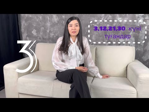 Видео: Сюцай бойынша 3,12,21,30 күні туғандар, сана саны 3-тер туралы. #сюцайжанаткожамжаров #сана #знания