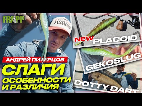 Видео: КАК УСПЕШНО ЛОВИТЬ НА СЛАГИ? Frapp Placoid, Gekoslug, Dotty Dart: сравнение, игра, применение