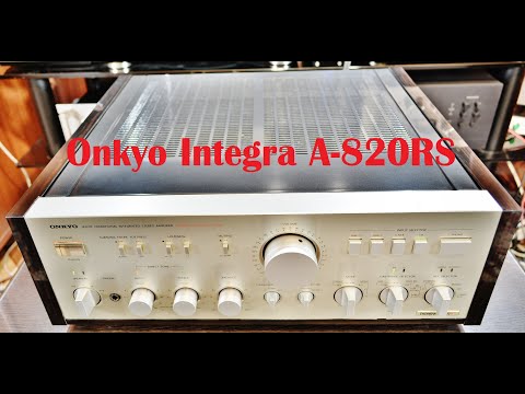 Видео: Усилитель Onkyo Integra A-820RS. Video review with disassembly, видеообзор с разборкой аппарата.