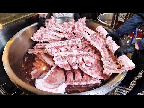 Видео: мастер по приготовлению супа из бычьей кости, готовящий сольонгтан, продается 500 людям каждый день