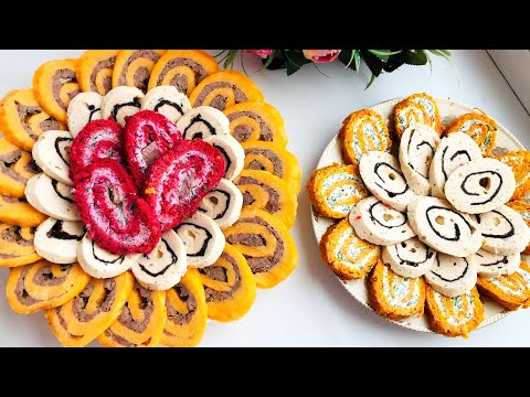 Видео: ХОЛОДНОЕ АССОРТИ/ 4 түрлі рулет жасаймыз / Бір жасағаннан ЗОР шығады😍