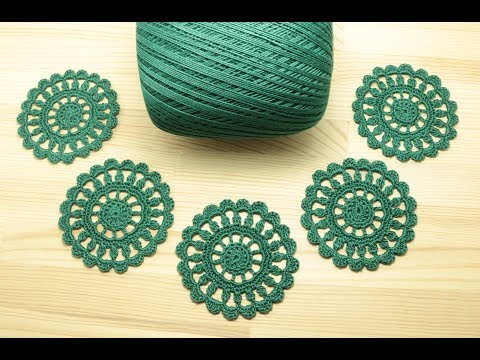 Видео: Как связать ажурный мотив КРУГ вязание крючком How to Crochet for Beginners