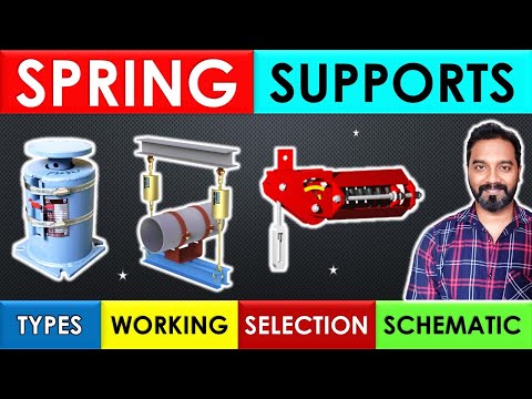 Видео: Пружинные опоры в проектировании трубопроводов 👌👌👌Типы/Работа/Выбор/Схема 🧠🆕 и требования к проек...