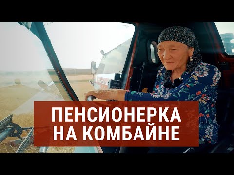 Видео: Пенсионерка на комбайне: история 70-летней Жамили из Кыргызстана