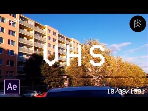 Видео: Как сделать эффект старой камеры VHS в Adobe After Effects.