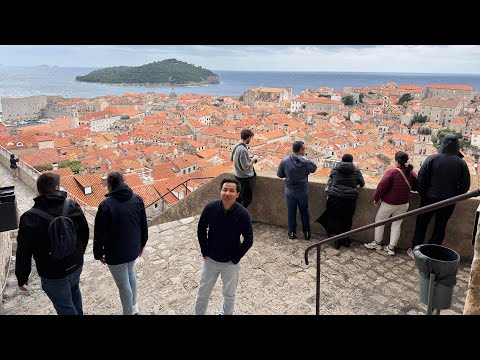 Видео: Хорватия,Дубровник бірінші күн қамалға шығу және ескі қаладағы жалғыз мешіт Жапонмен танысу 