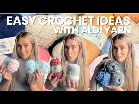 Видео: Идеи узоров для вязания крючком с использованием пряжи Aldi + розыгрыш узоров для вязания крючком...