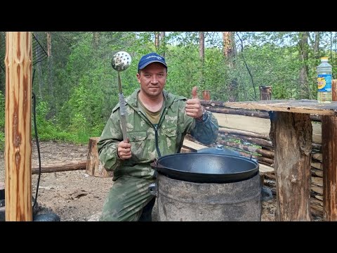 Видео: Запустил новый казан в лесу. Проверяю лесные советы