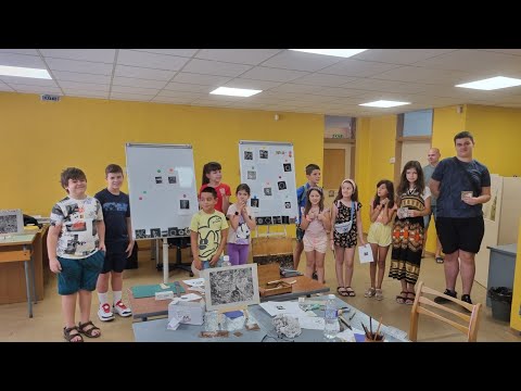 Видео: Творческа работилница за личен екслибрис в библиотеката