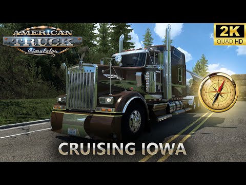 Видео: American Truck Simulator ➤ Ивент "CRUISING IOWA" 2 ➤ Обзор DLC "CRUISING IOWA"
