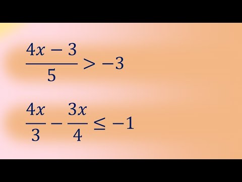 Видео: Як розв'язувати лінійні нерівності з дробами. Приклад 1