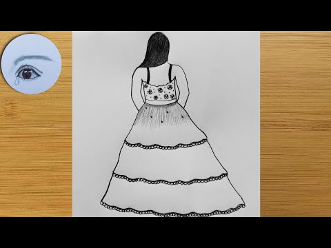 Видео: Рисунок девушки для начинающих / Как нарисовать девушку поэтапно / рисунок карандашом