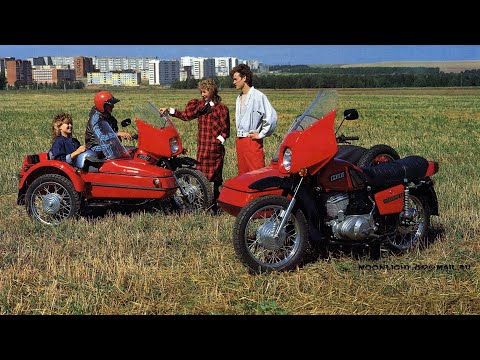 Видео: Мотоцикл ИЖ версия "Т" турист.