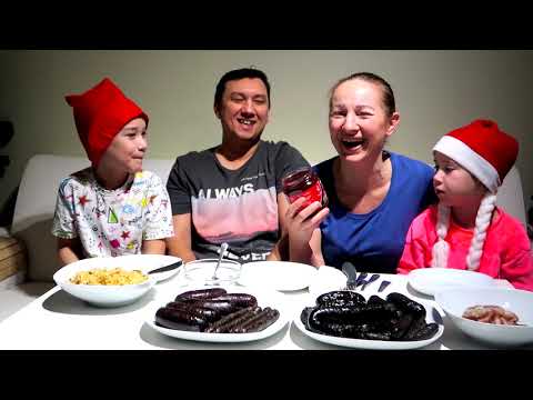 Видео: Пробуем ЧЕРНУЮ КОЛБАСУ !!!