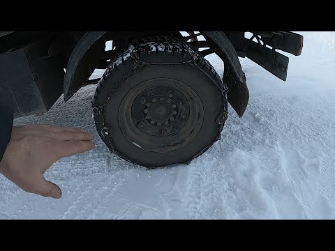 Видео: Цепи противоскольжения на дизельный грузовичок.Тестируем  Multicar. Приехали подписчики #грузовичок