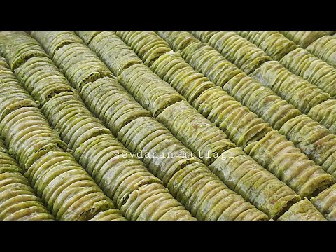 Видео: Турецкая пахлава с фисташками .. отличная пахлава