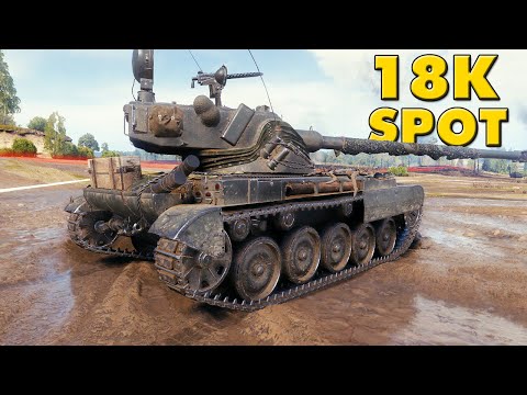 Видео: AMX 13 105 - Перемещение через кусты - World of Tanks