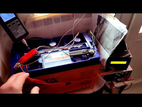 Видео: Delta GEL 100Ah (GEL 12-100) (5). Заряд. Более щадящий дозаряд в режиме _CCCV+Impulse_ на 14.1В.