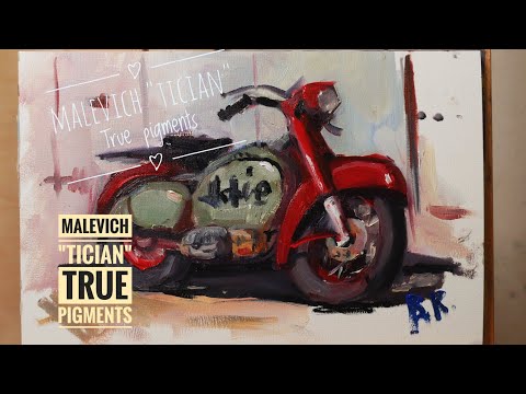 Видео: Обзор масла Malevich Tician "True pigments".