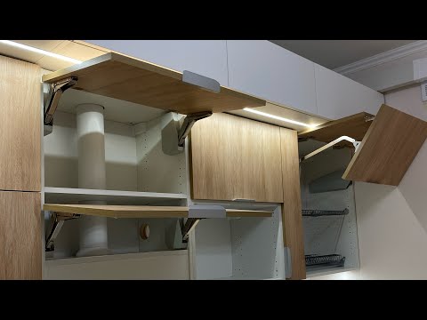 Видео: Кухня Леруа Мерлен с антресолями