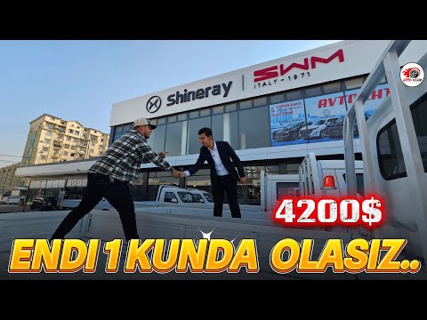 Видео: 30 ОКТЯБРЬ ЭНДИ ЛАБОНИ УРНИГА ЯНГИ ПУЛ ТОПАР МАШИНАЛАР..SHINERAY