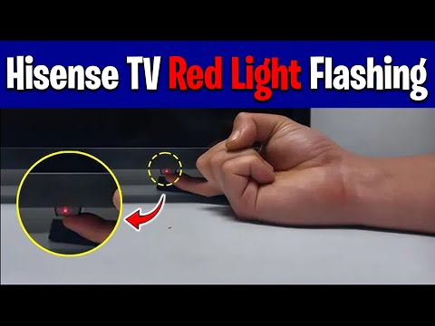Видео: Красный индикатор мигает на телевизоре Hisense | Мигает 2, 3, 6 раз