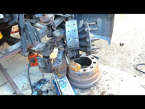 Видео: Дальнобой. США ремонт шкворней