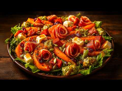 Видео: Салат с тыквой «Вкусная осень» 🎃🍂🥗