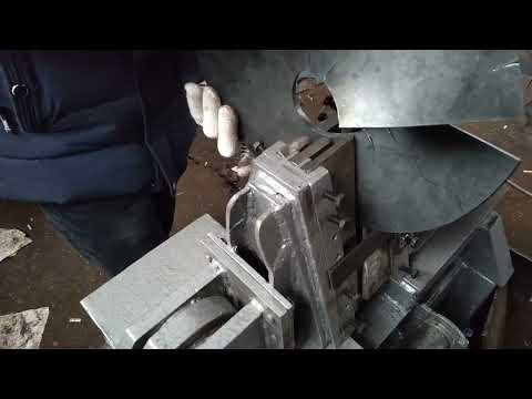 Видео: Пресс для гибки витков шнеков. Экспериментальная версия.